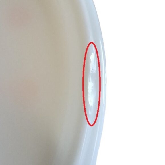 Vintage Pyrex Friendship Pattern 1.5 Quart Divided Casserole Dish with White Lid - Picture 10 of 11